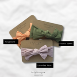 Jersey Ribbed Headband Bow - Baby Bunny Co.