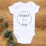 Custom Eid baby onesie with name