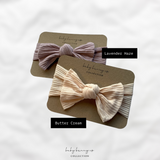 Jersey Ribbed Headband Bow - Baby Bunny Co.