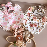 Reversible 3 Piece Boho Bib - Baby Bunny Co.