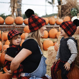 Mommy and Me Plaid Matching Hat - Baby Bunny Co.