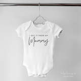 I Get it From My Mummy Onesie - Baby Bunny Co.