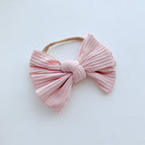 Jersey Ribbed Bow Bow - Baby Bunny Co.