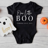 Pregnancy Announcement Onesie | Our Little Boo - Baby Bunny Co.