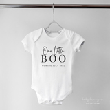 Pregnancy Announcement Onesie | Our Little Boo - Baby Bunny Co.