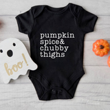 Pumpkin Spice & Chubby Thighs Onesie - Baby Bunny Co.