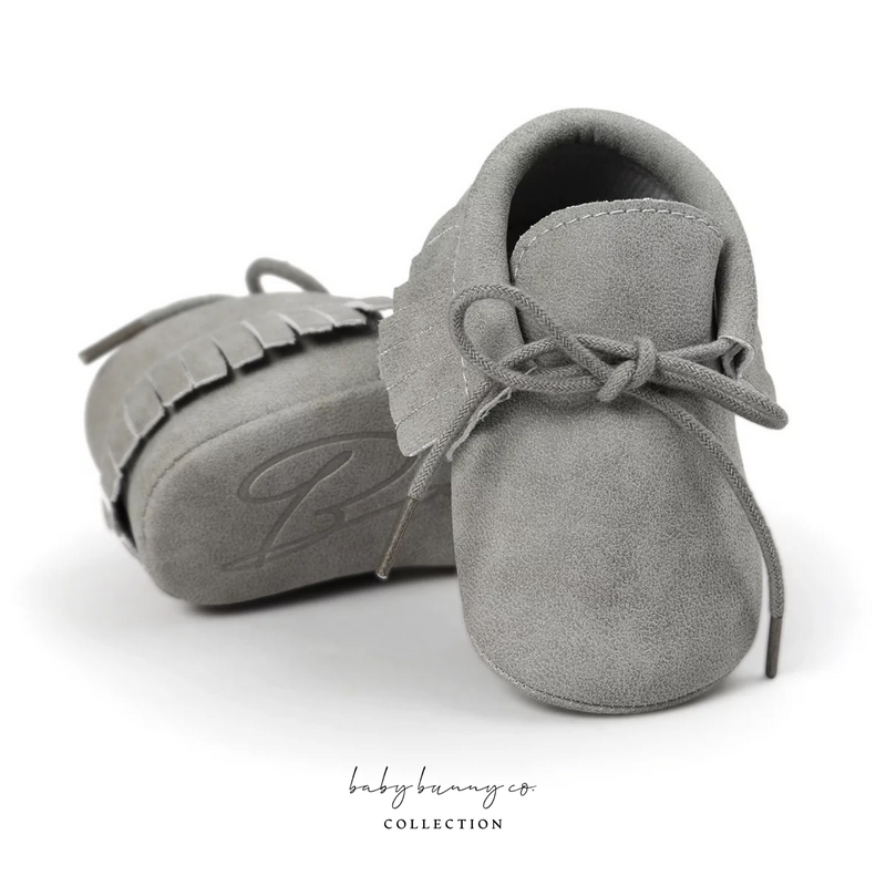 Unisex Baby Loafers | Anti-Slip Crib Moccasins - Baby Bunny Co.