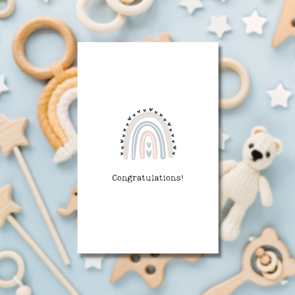Congratulations baby card