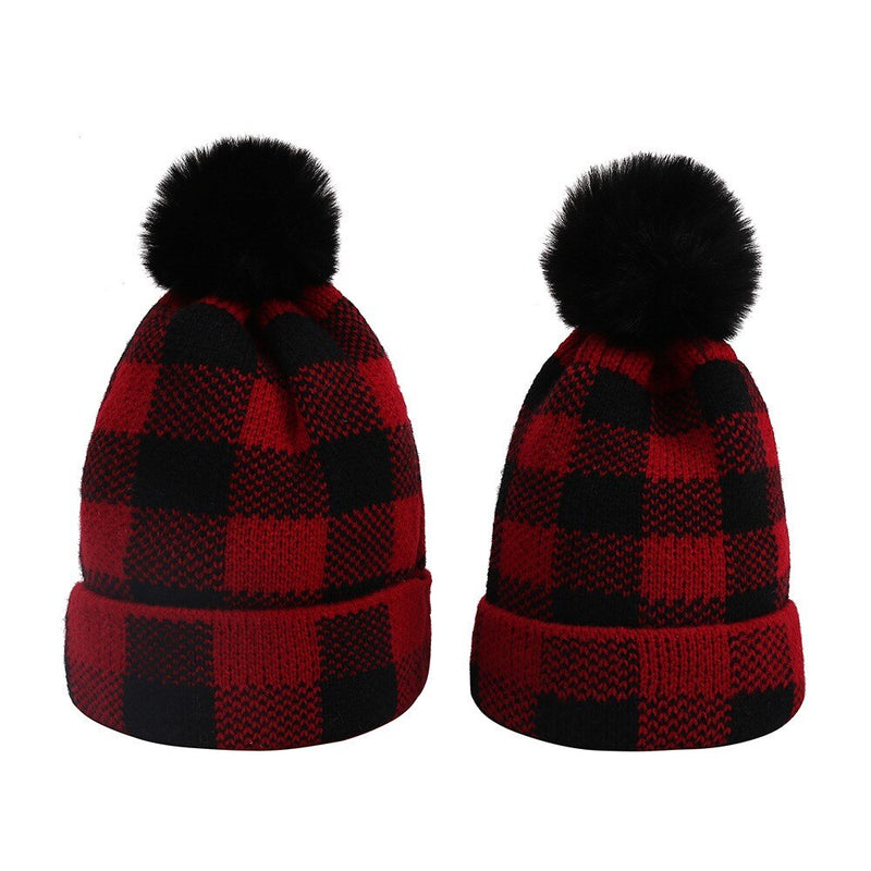 Mommy and Me Plaid Matching Hat - Baby Bunny Co.